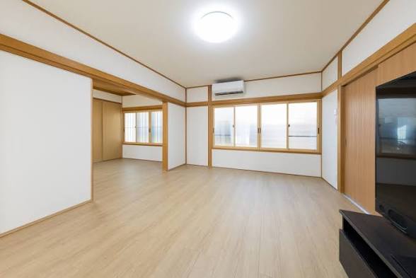 内装工事の施工事例（リビング）
